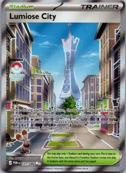 Lumiose City 111/088 Ultra Rare Perfect Order Pokemon Holo Near Mint - Image 1