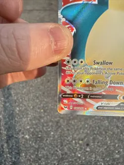 SNORLAX V 2020 POKEMON SWORD & SHIELD HOLO RARE V 197/202 Q1305 - Image 5