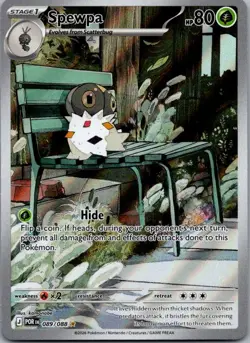 Spewpa 089/088 Holo Illustration Rare Perfect Order Pokemon Near Mint - Image 1
