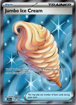 Jumbo Ice Cream 109/086 Ultra Rare Chaos Rising Pokemon Holo Near Mint - Image 1