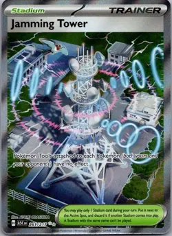 Jamming Tower 261/217 Ultra Rare Ascended Heroes Pokemon Holo Near Mint - Image 1