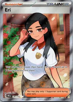 Eri 136/131 Holo Ultra Rare Prismatic Evolutions Pokemon Near Mint - Image 1