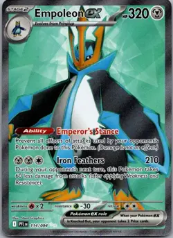 Empoleon ex 114/094 Ultra Rare Phantasmal Flames Pokemon Holo Near Mint - Image 1