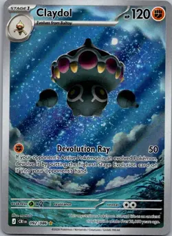 Claydol 092/086 Holo Illustration Rare Chaos Rising Pokemon Near Mint - Image 1