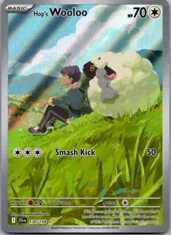 Hop's Wooloo 170/159 Illustration Rare Journey Together Pokemon Holo Near Mint - Image 1