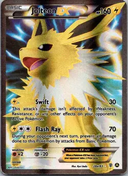 Jolteon EX 28a/083 Holo Promo Alternate Art Promos Pokemon Lightly Played - Image 1