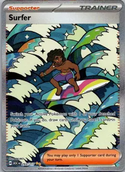 Surfer 293/217 Special Illustration Rare Ascended Heroes Pokemon Holo Near Mint - Image 1