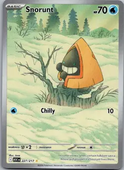 Snorunt 227/217 Illustration Rare Ascended Heroes Pokemon Holo Near Mint - Image 1