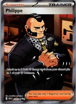 Philippe 110/086 Holo Ultra Rare Chaos Rising Pokemon Near Mint - Image 1