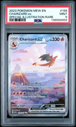 Charizard EX 199/165 Special Illustration Rare 151 Pokemon PSA 9 - Image 1