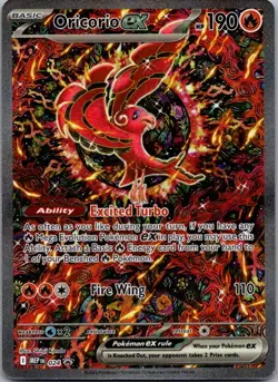 Oricorio ex 024 Holo Promo ME: Mega Evolution Promo Pokemon Holo Near Mint - Image 1