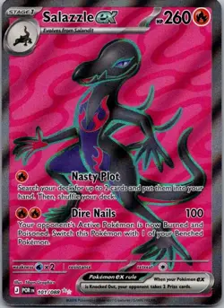Salazzle ex 101/088 Ultra Rare Perfect Order Pokemon Holo Near Mint - Image 1