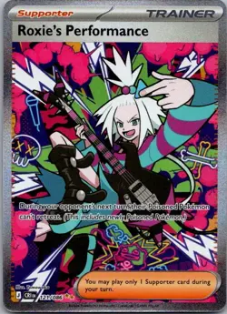 Roxie's Performance 121/086 Holo Chaos Rising Pokemon Holo NM - Image 1