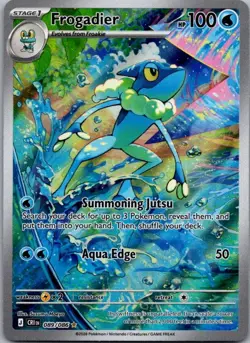 Frogadier 089/086 Holo Illustration Rare Chaos Rising Pokemon Holo Near Mint - Image 1