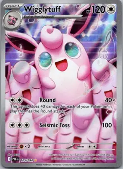 Wigglytuff 105/094 Illustration Rare Phantasmal Flames Pokemon Holo Near Mint - Image 1