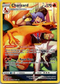Charizard TG03/TG30 Holo Lost Origin Trainer Gallery Pokemon Holo NM - Image 1
