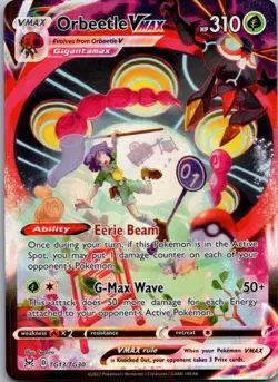 Orbeetle VMAX TG13/TG30 Holo Lost Origin Trainer Gallery Pokemon Holo NM - Image 1
