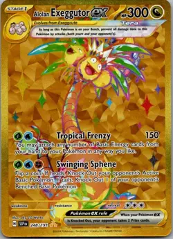 Alolan Exeggutor ex 248/191 Hyper Rare Surging Sparks Pokemon Holo Near Mint - Image 1