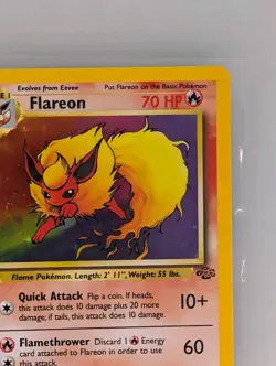 1999 Pokemon Flareon #3/64, Jolteon #4/64, Vaporeon #12/64 Jungle Holo Trio - Image 4
