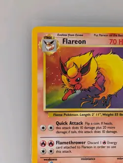 1999 Pokemon Flareon #3/64, Jolteon #4/64, Vaporeon #12/64 Jungle Holo Trio - Image 5