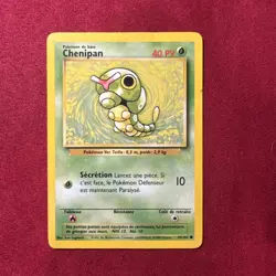 Pokemon TCG | Caterpie 45/102 | Common | Base Set | Lightly Played | French - Image 1