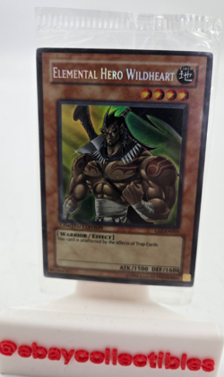 Yugioh! Elemental Hero Wildheart GSE-EN001 Secret Rare Limited Edition Sealed - Image 1