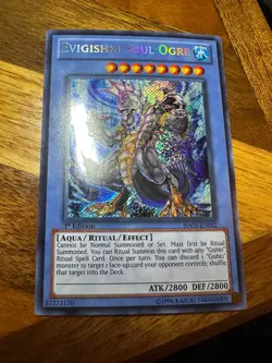 Evigishki Soul Ogre HA05-EN052 1st Edition Secret Rare LP + BONUS - Image 1