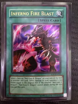 Yugioh Inferno Fire Blast SOD-EN042 Unlimited Ultra Rare NM/M - Image 1