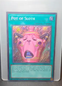 Pot of Sloth CORI-EN061 Secret Rare 1st Ed English YuGiOh! - Image 1