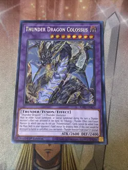 Thunder Dragon Colossus (Secret Rare) RA03-EN036 Quarter Century Bonanza Yugioh - Image 1