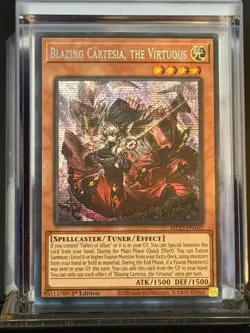 Blazing Cartesia, the Virtuous MP23-EN162 Yu-Gi-Oh YuGiOh Prism Secret Rare NM - Image 1