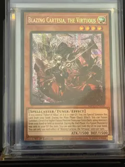 Blazing Cartesia, the Virtuous MP23-EN162 Yu-Gi-Oh YuGiOh Prism Secret Rare NM - Image 3