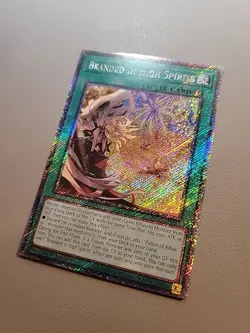 Yu-Gi-Oh! TCG BRANDED IN HIGH SPIRITS RA05-EN067 PLATINUM SECRET RARE NM - Image 2