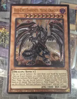 Red-Eyes Darkness Metal Dragon YGO Yu-Gi-Oh! UP01 Ultimate Rare NM - Image 1