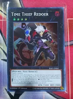 X2 Time Thief Redoer RA01-EN041 Super Rare 1st Edition NM Yugioh - Image 1