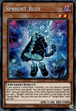 Spright Blue - Secret Rare 1st Edition POTE-EN003 - NM - YuGiOh - Image 1