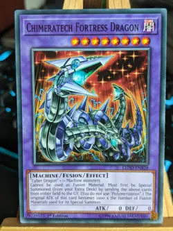 Chimeratech Fortress Dragon LEDD-ENB28 Common 1st Edition LP/NM Yugioh Cards - Image 1