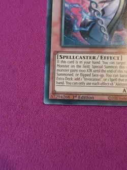 Aleister the Reminiscent CORI-EN015 1st Edition Secret Rare Yu-Gi-Oh! Card - Image 4
