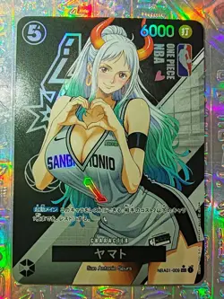 Card One Piece NBA Basketball Nami Nico Robin Boa Hancock Vivi Sexy Holo - Image 1