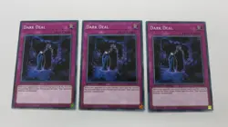 3x DARK DEAL TRAP CARD 1ST EDITION SGX3-ENA19 COMMON YUGIOH NM / UNPLAYED - Image 1