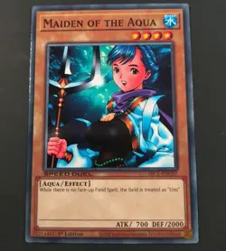 Yu-Gi-Oh Maiden Of The Aqua Common Card 1st Edition SBC1-ENC07 NM - Image 1
