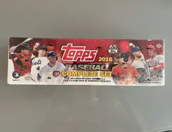 2016 Topps Baseball Factory Sealed Complete Set 700 Cards Plus 5 Card Pack - Image 1