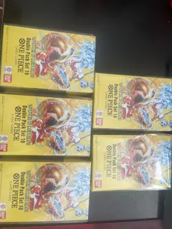 One Piece ENG Double Pack Set Vol.10 DP-10 OP15-EB04 lot of 5 - Image 1