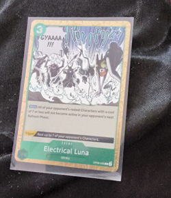 Bandai Electrical Luna OP08-038 Two Legends Event Cost 3 English One Piece CCG - Image 1
