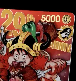 ✅ Monkey D Luffy gorgeous foil P-159 limited Promo 2026 ONE PIECE CARD Japan - Image 1