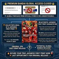 ✅ Monkey D Luffy gorgeous foil P-159 limited Promo 2026 ONE PIECE CARD Japan - Image 4