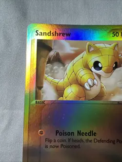 2003 Sandshrew 75/100 EX Sandstorm REVERSE HOLO Pokemon Ungraded - Image 5