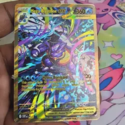 Mega Blastoise ex 360 HP Holo TCG Card FANART!!!! - Image 2