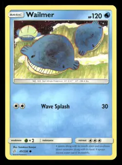 Wailmer 45/236 Cosmic Eclipse NM/M Pokemon - Image 1