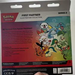 Pokemon TCG First Partner Illustration Collection Series 2 Box w/ 3 Promo Cards - Image 2
